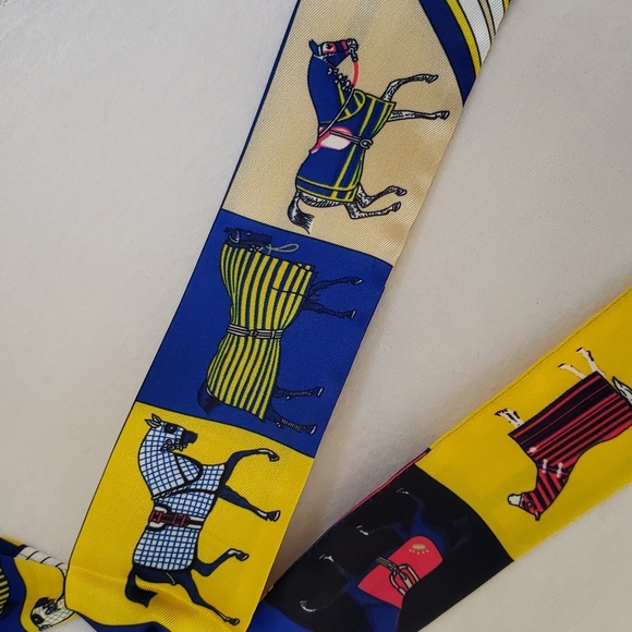 * Horse Show Skinny Scarf Cowgirl Vaquera Country Stripes - Picture 3 of 10